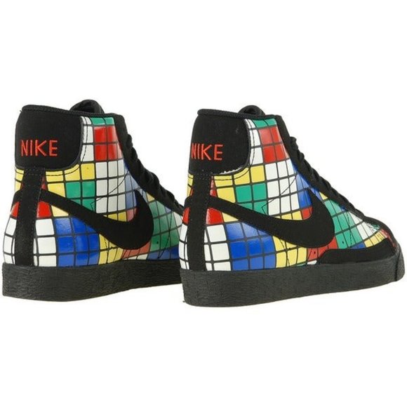 Nike Rare Blazer Mid Rubik's Cube Sneakers sz 6.5Y/8.5W - Picture 3 of 9